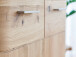 Sideboard >Nilo< in Eiche Bianco aus Metall - 150x84x44cm (BxHxT)