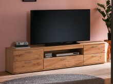 TV-Board >Nilo< in Balkeneiche Bianco geölt...