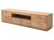 TV-Board >Nilo< in Balkeneiche Bianco geölt aus Metall - 175x44x44cm (BxHxT)