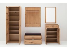 Sitzkissen >Nilo< in Anthrazit aus Polypropylen - 85x4x34cm (BxHxT)