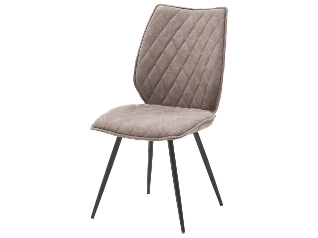 Esszimmerstuhl >Nashville< (2-er Set) in Sand aus Polyester - 50x96x64cm (BxHxT)