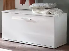 Sitzbank >Gandia< in Weiß matt / Weiß...