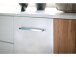 Schuhschrank >Gandia< in Weiß/Hochglanz aus Metall - 64x102x38cm (BxHxT)
