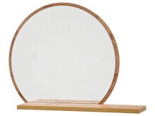 Wandspiegel >Gandia< in Wotan-Eiche - 65x56x15cm (BxHxT)