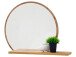Wandspiegel >Gandia< in Wotan-Eiche - 65x56x15cm (BxHxT)