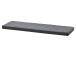 Sitzkissen >Gandia< in Anthrazit aus Polypropylen - 85x4x34cm (BxHxT)