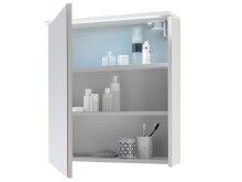 Spiegelschrank >Kirkja< in Weiß - 100x68x22,5cm (BxHxT)