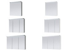 Spiegelschrank >Kirkja< in Weiß -...