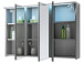 Spiegelschrank >Kirkja< in Weiß - 100x68x22,5cm (BxHxT)