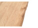 Esstisch >Greta V< in Edelstahlfarben aus Massivholz - 160x77x90cm (BxHxT)