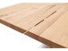 Esstisch >Greta VI< in Edelstahlfarben aus Massivholz - 160x77x90cm (BxHxT)