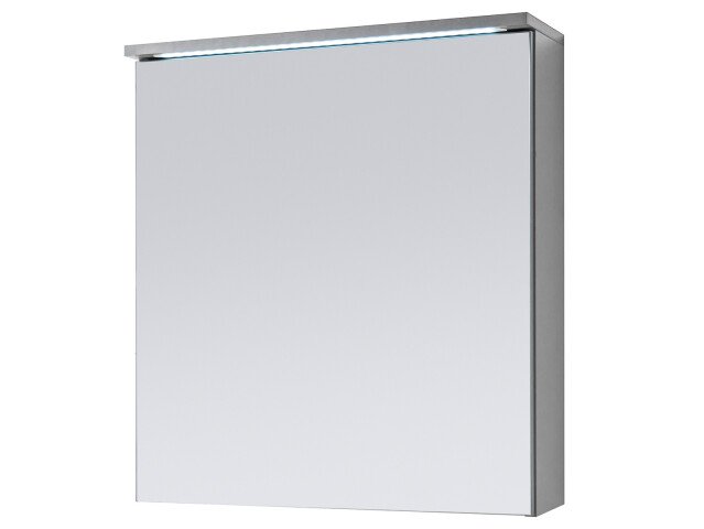 Spiegelschrank >Kirkja< in Titan - 60x68x22,5cm (BxHxT)