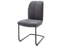 Esszimmerstuhl >Moorea I< (2-er Set) in Anthrazit -...