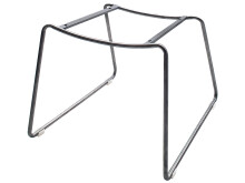 Esszimmerstuhl (2-er Set) in Anthrazit aus Polyurethan - 46x96x60cm (BxHxT)