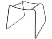 Esszimmerstuhl (2-er Set) in Anthrazit aus Polyurethan - 46x96x60cm (BxHxT)