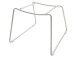 Esszimmerstuhl (2-er Set) in grau aus Polyurethan - 46x96x60cm (BxHxT)