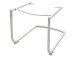 Esszimmerstuhl >Moorea IV< (2-er Set) in grau aus Polyurethan - 62x98x65 (BxHxT)