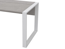 Schreibtisch >Hamburg I< in Beton aus Metall - 120x74x80cm (BxHxT)