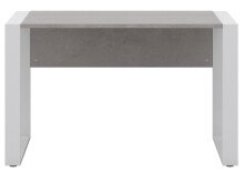 Schreibtisch >Hamburg I< in Beton aus Metall - 120x74x80cm (BxHxT)