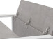 Schreibtisch >Hamburg I< in Beton aus Metall - 120x74x80cm (BxHxT)