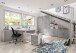 Schreibtisch >Hamburg I< in Beton aus Metall - 120x74x80cm (BxHxT)