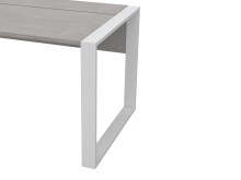 Schreibtisch >Hamburg II< in Beton aus Metall - 150x74x80cm (BxHxT)