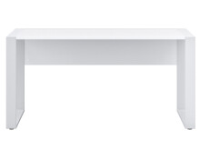 Schreibtisch >Hamburg II< in Weiß aus Metall - 150x74x80cm (BxHxT)