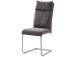 Esszimmerstuhl >Hamid II< (2-er Set) in Anthrazit aus Nylon - 45x106x62 (BxHxT)