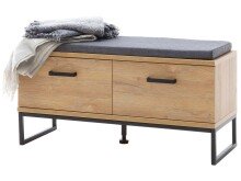 Sitzbank >Torrent< in Grandson Oak Nachbildung - 101x46x38cm (BxHxT)