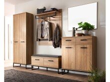 Sitzbank >Torrent< in Grandson Oak Nachbildung - 101x46x38cm (BxHxT)