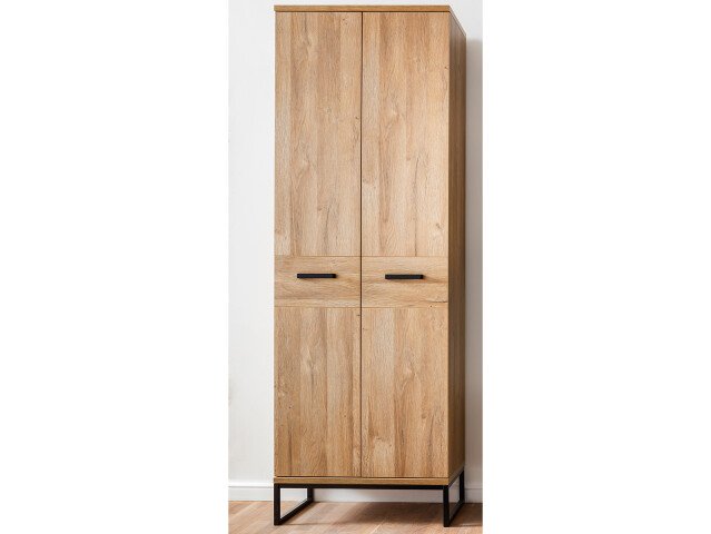 Garderobenschrank >Torrent< in Grandson Oak Nachbildung - 66x196x38cm (BxHxT)