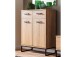 Schuhschrank >Torrent< in Grandson Oak Nachbildung - 81x104x38cm (BxHxT)