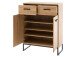 Schuhschrank >Torrent< in Grandson Oak Nachbildung - 81x104x38cm (BxHxT)