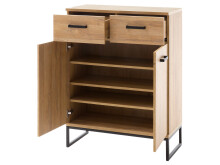 Garderoben-Set >Torrent< in Grandson Oak Nachbildung - 267x196x38cm (BxHxT)