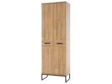 Garderoben-Set >Torrent< in Grandson Oak Nachbildung - 267x196x38cm (BxHxT)