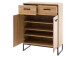 Garderoben-Set >Torrent< in Grandson Oak Nachbildung - 267x196x38cm (BxHxT)