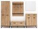 Garderoben-Set >Torrent< in Grandson Oak Nachbildung - 267x196x38cm (BxHxT)