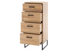 Kommode >Torrent< in Grandson Oak Nachbildung - 50x116x44cm (BxHxT)