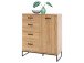 Kommode >Torrent< in Grandson Oak Nachbildung - 101x116x44cm (BxHxT)