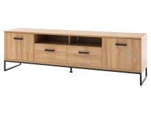 TV-Board >Torrent< in Grandson Oak Nachbildung - 201x60x44cm (BxHxT)