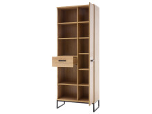 Schränke >Torrent< in Grandson Oak Nachbildung - 76x196x38cm (BxHxT)