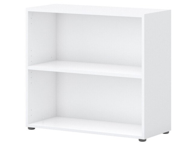 Aktenregal >Hamburg II< in Weiß - 80x72x32,8cm (BxHxT)