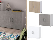 Aktenschrank >Hamburg I< aus Holz - 80x72x33,5cm...