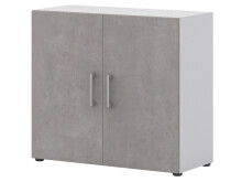 Aktenschrank >Hamburg I< in Weiß - 80x72x33,5cm (BxHxT)