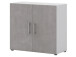 Aktenschrank >Hamburg I< in Weiß - 80x72x33,5cm (BxHxT)