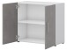 Aktenschrank >Hamburg I< in Weiß - 80x72x33,5cm (BxHxT)