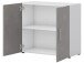 Aktenschrank >Hamburg I< in Weiß - 80x72x33,5cm (BxHxT)