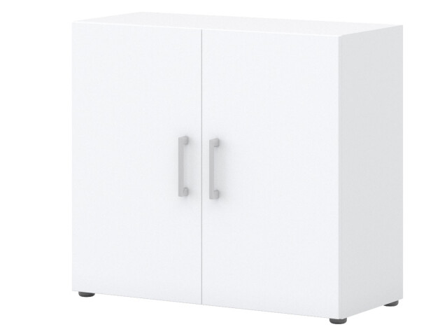 Aktenschrank >Hamburg I< in Weiß - 80x72x33,5cm (BxHxT)