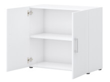 Aktenschrank >Hamburg I< in Weiß - 80x72x33,5cm (BxHxT)