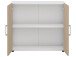 Aktenschrank >Hamburg I< in Weiß - 80x72x33,5cm (BxHxT)